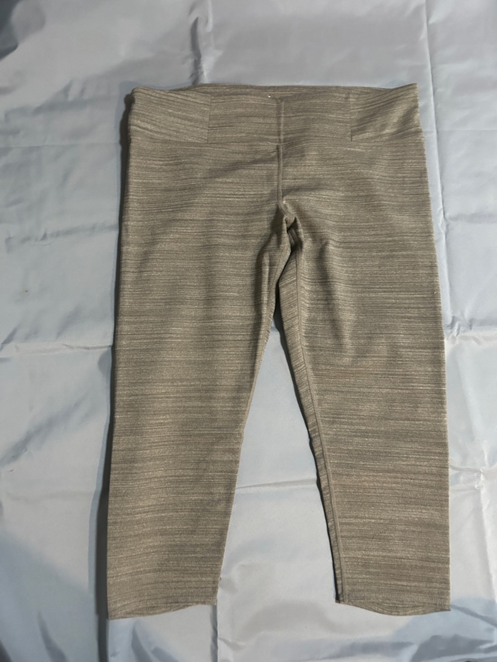 Grey Athletic Capri Leggings